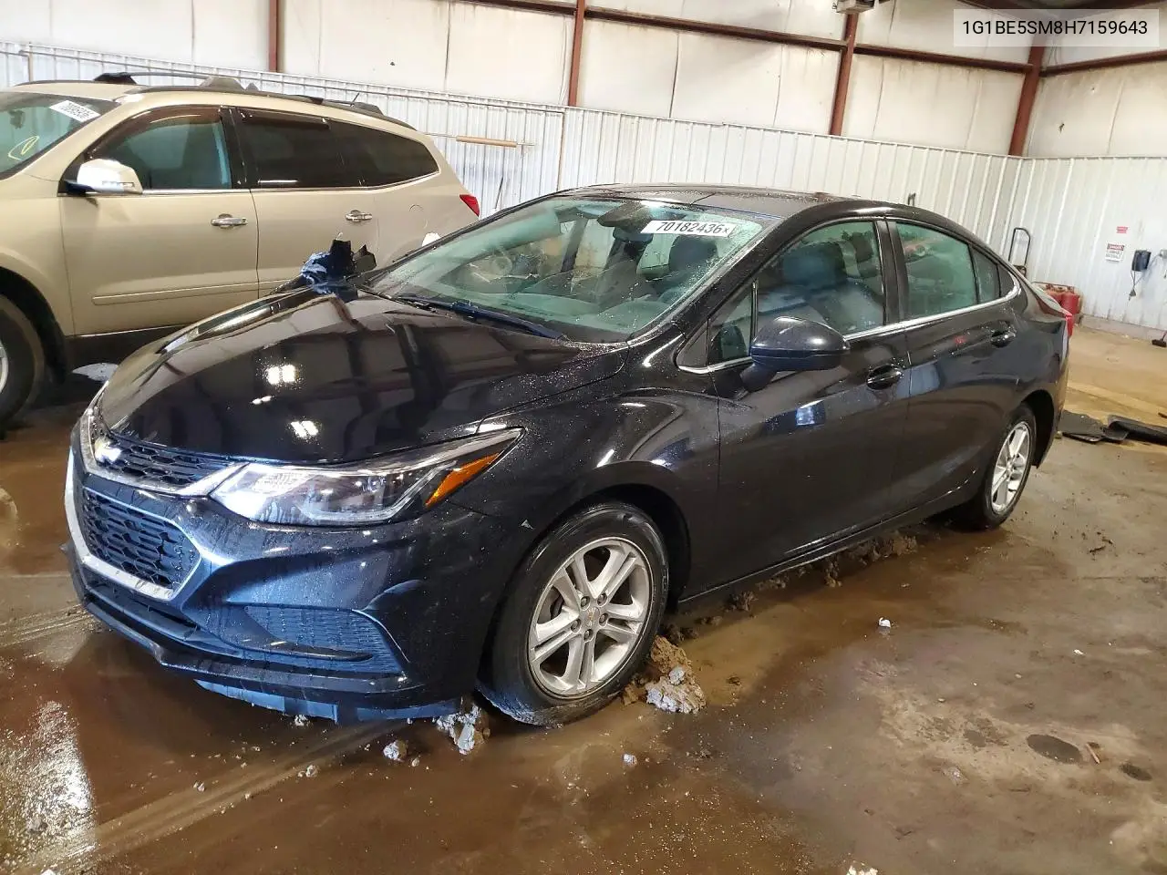 CHEVROLET CRUZE 2017, VIN 1G1BE5SM8H7159643