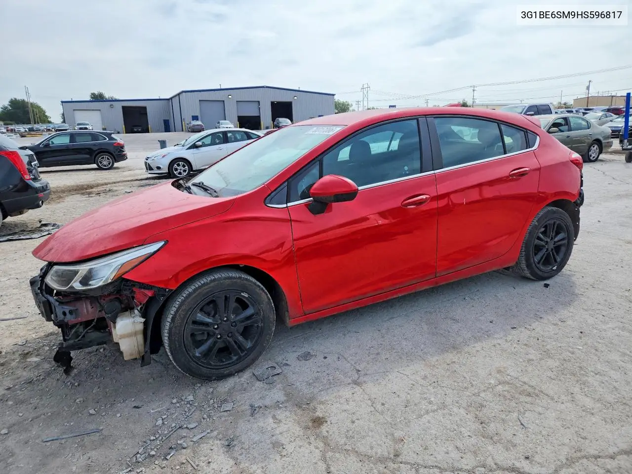 CHEVROLET CRUZE 2017, VIN 3G1BE6SM9HS596817