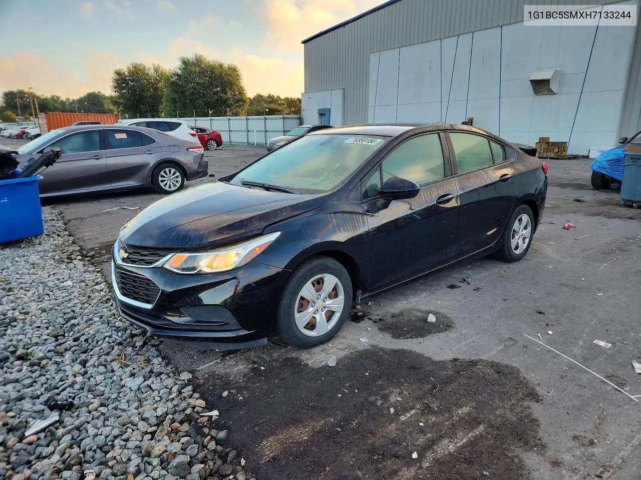 CHEVROLET CRUZE 2017, VIN 1G1BC5SMXH7133244