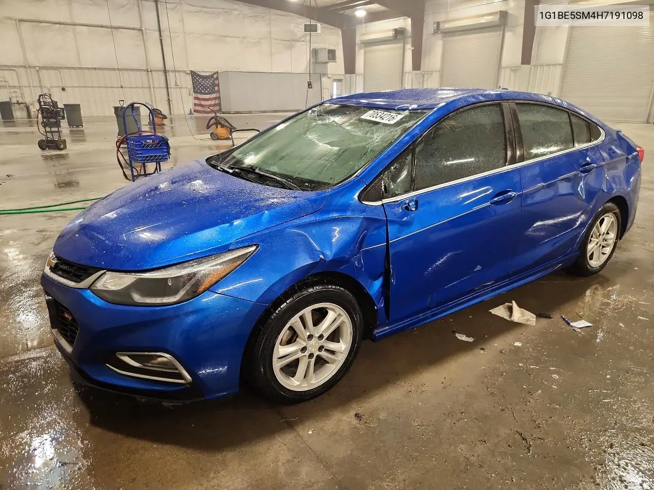CHEVROLET CRUZE 2017, VIN 1G1BE5SM4H7191098