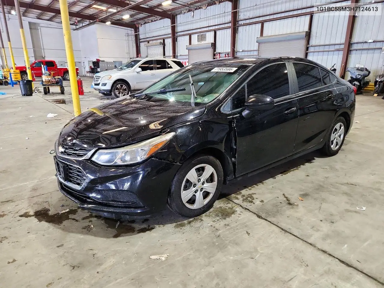 CHEVROLET CRUZE 2017, VIN 1G1BC5SM3H7124613