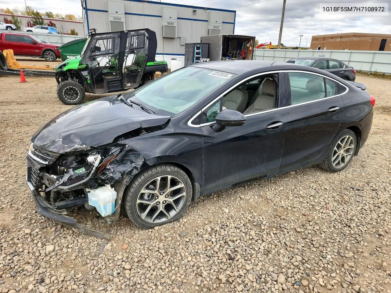 CHEVROLET CRUZE 2017, VIN 1G1BF5SM7H7108972