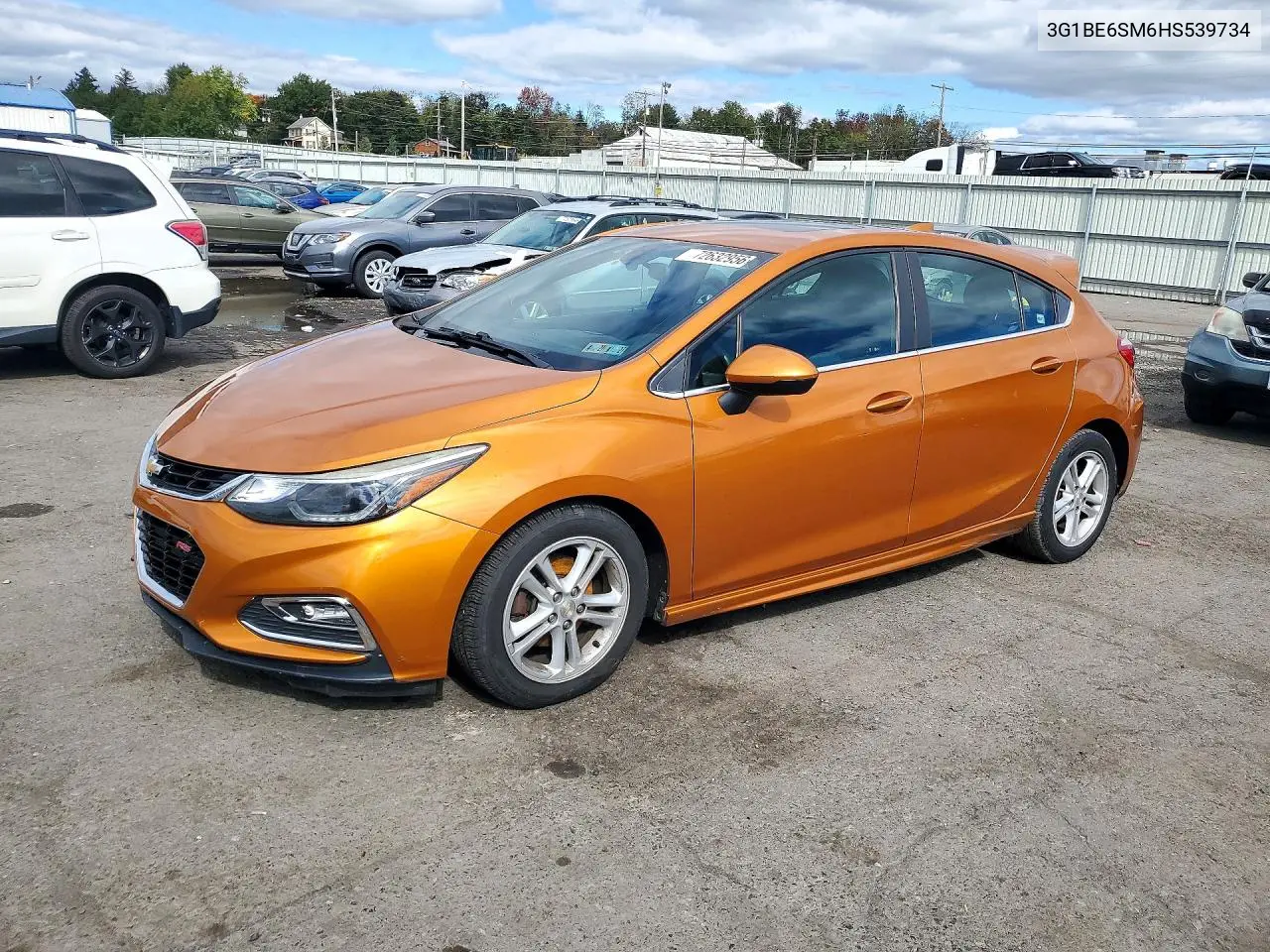 CHEVROLET CRUZE 2017, VIN 3G1BE6SM6HS539734