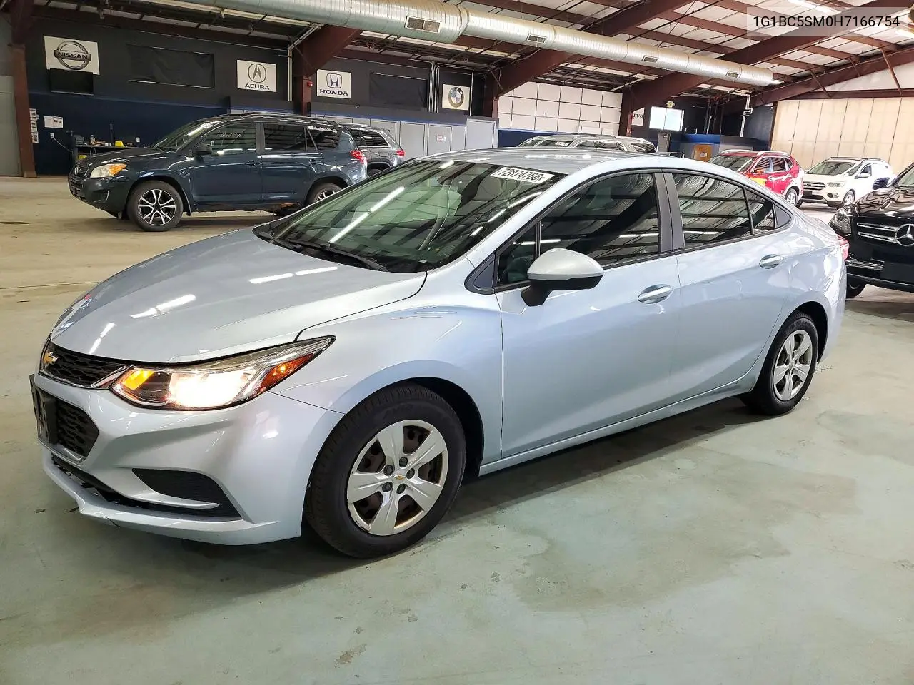 CHEVROLET CRUZE 2017, VIN 1G1BC5SM0H7166754