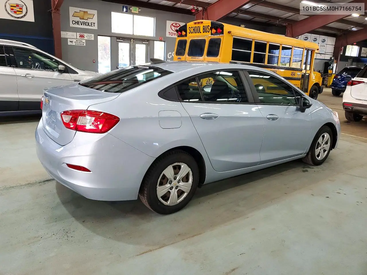2017 CHEVROLET CRUZE VIN 1G1BC5SM0H7166754 — фото 3