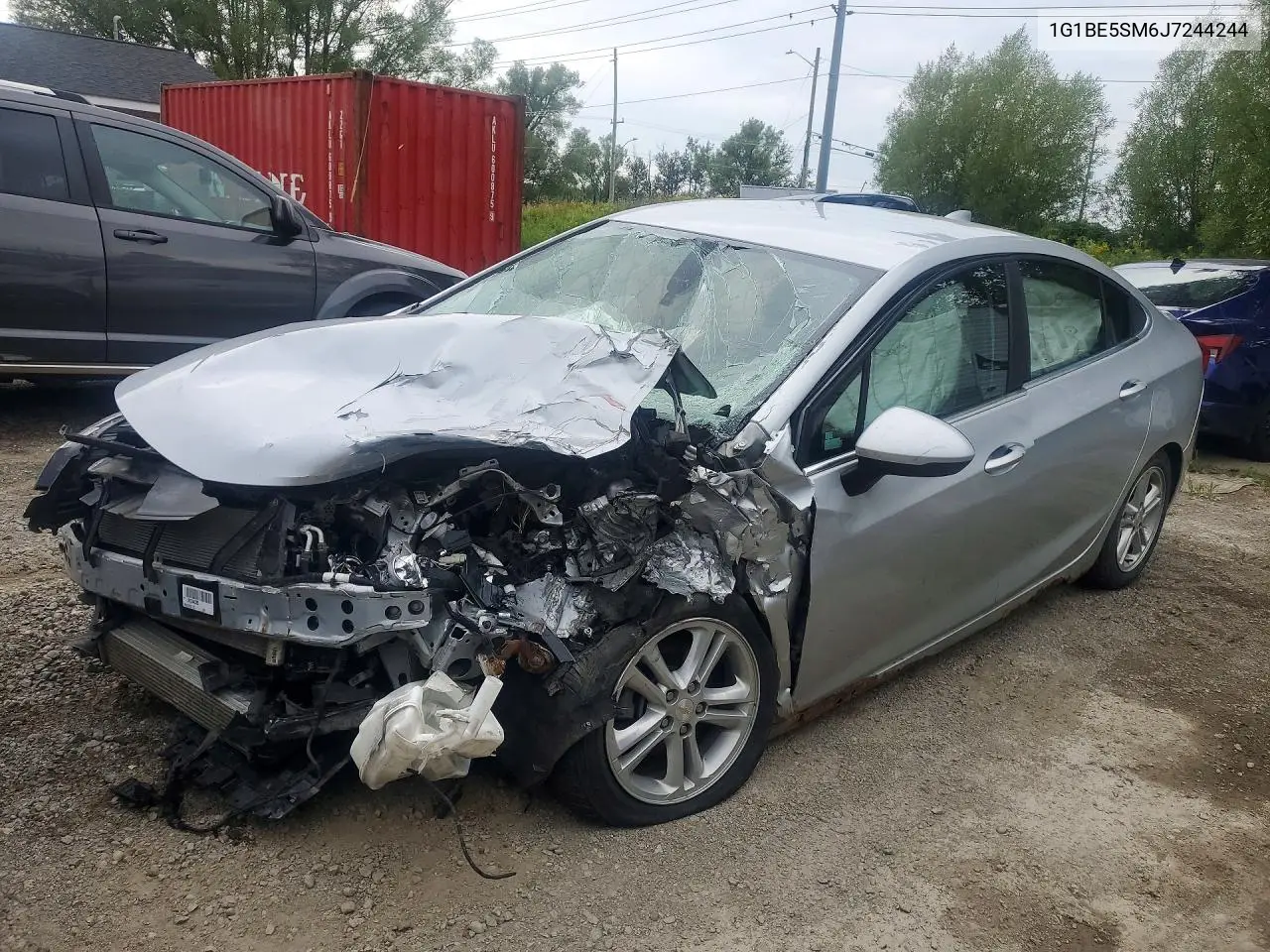 CHEVROLET CRUZE 2018, VIN 1G1BE5SM6J7244244