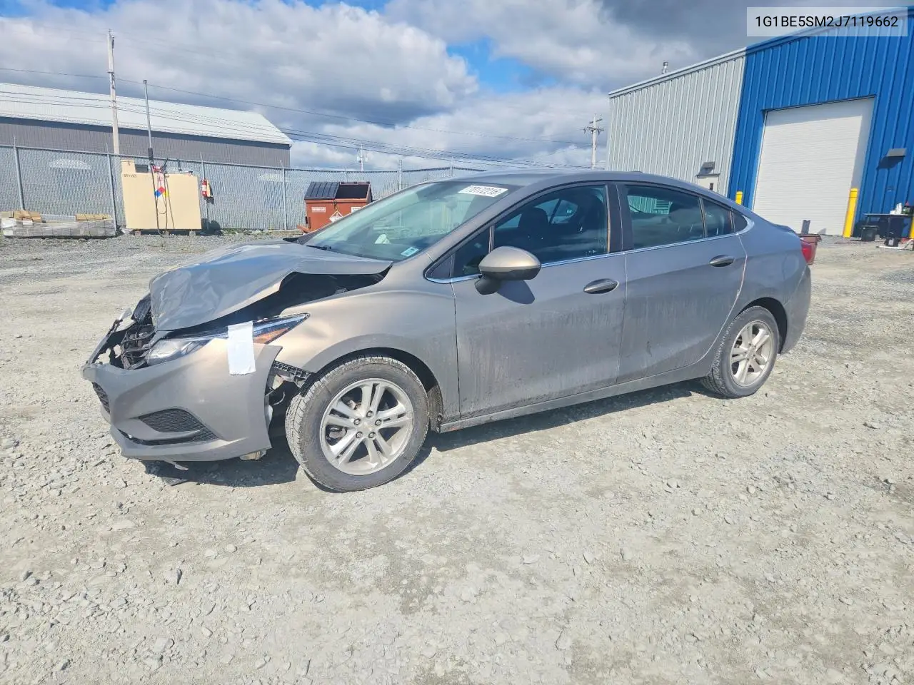 CHEVROLET CRUZE 2018, VIN 1G1BE5SM2J7119662