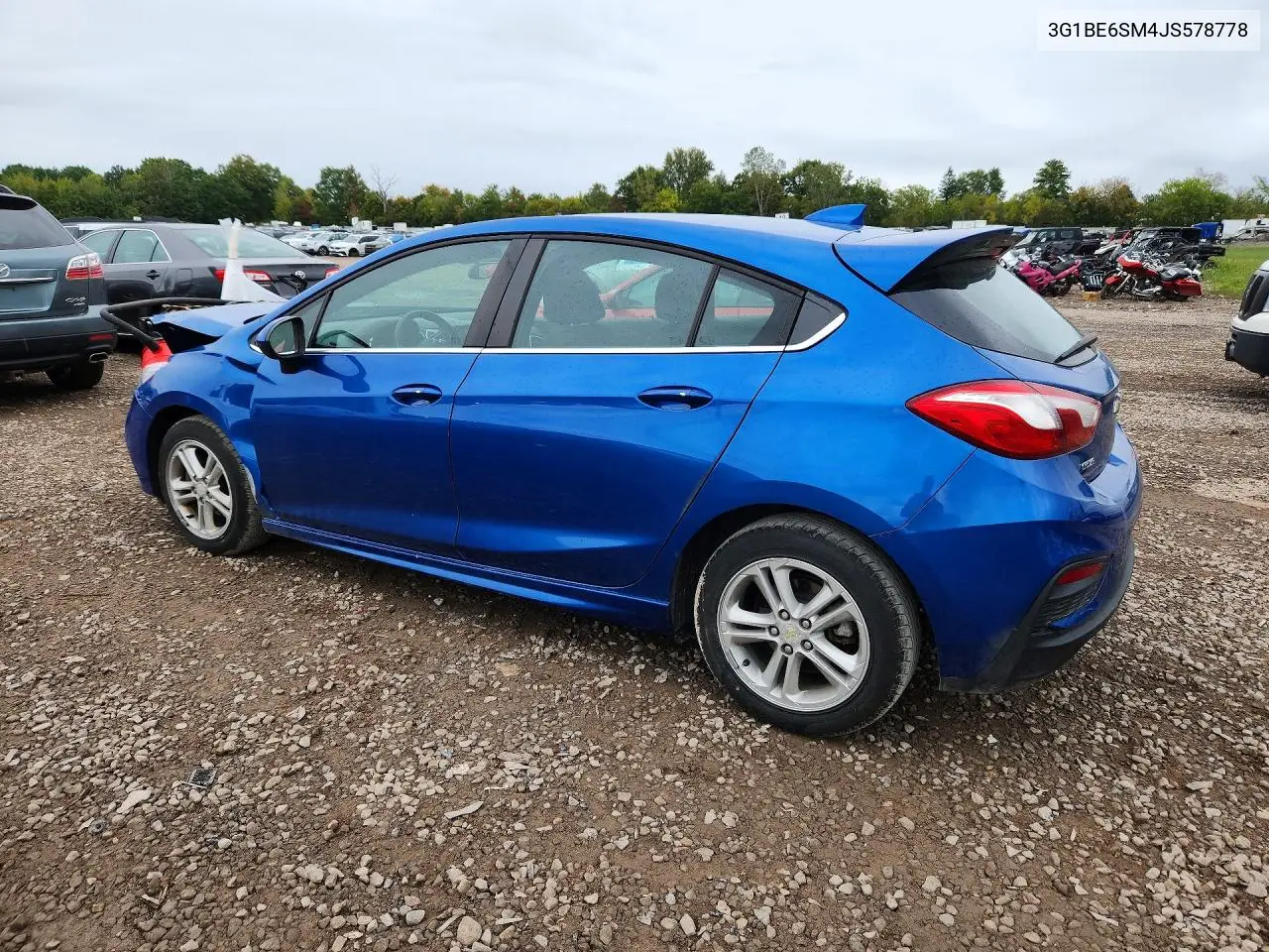 2018 CHEVROLET CRUZE VIN 3G1BE6SM4JS578778 — фото 2
