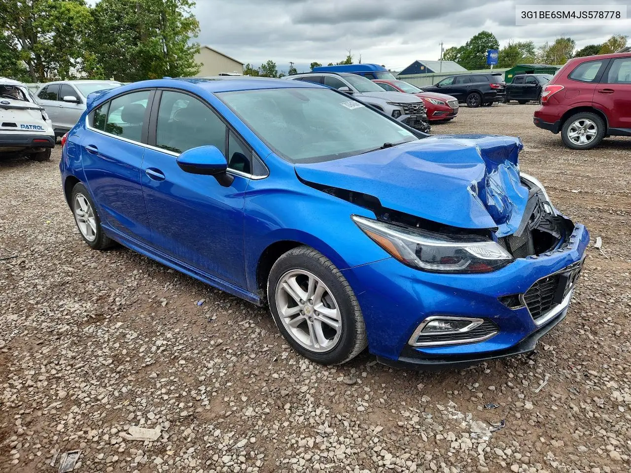 2018 CHEVROLET CRUZE VIN 3G1BE6SM4JS578778 — фото 4