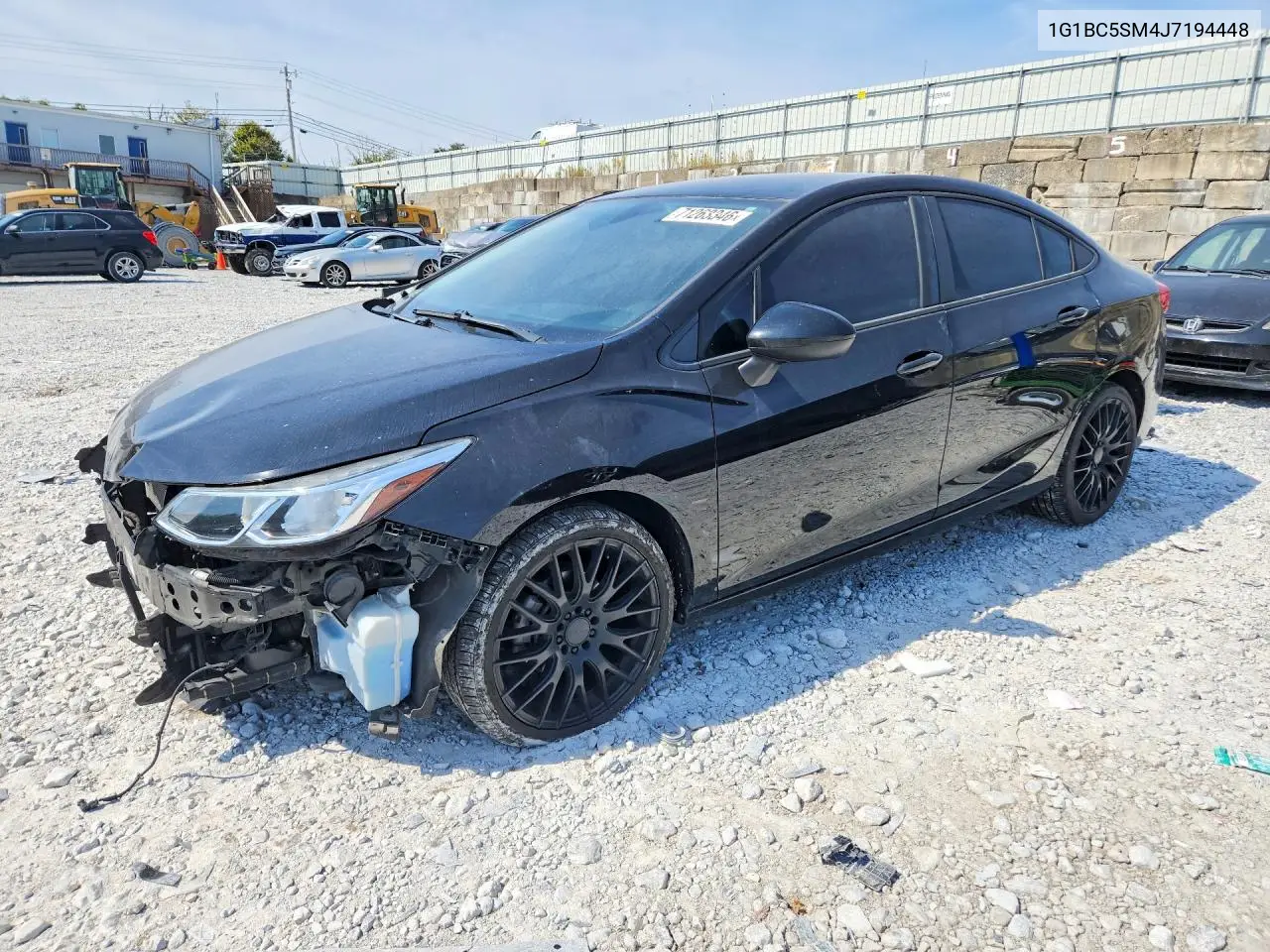 CHEVROLET CRUZE 2018, VIN 1G1BC5SM4J7194448