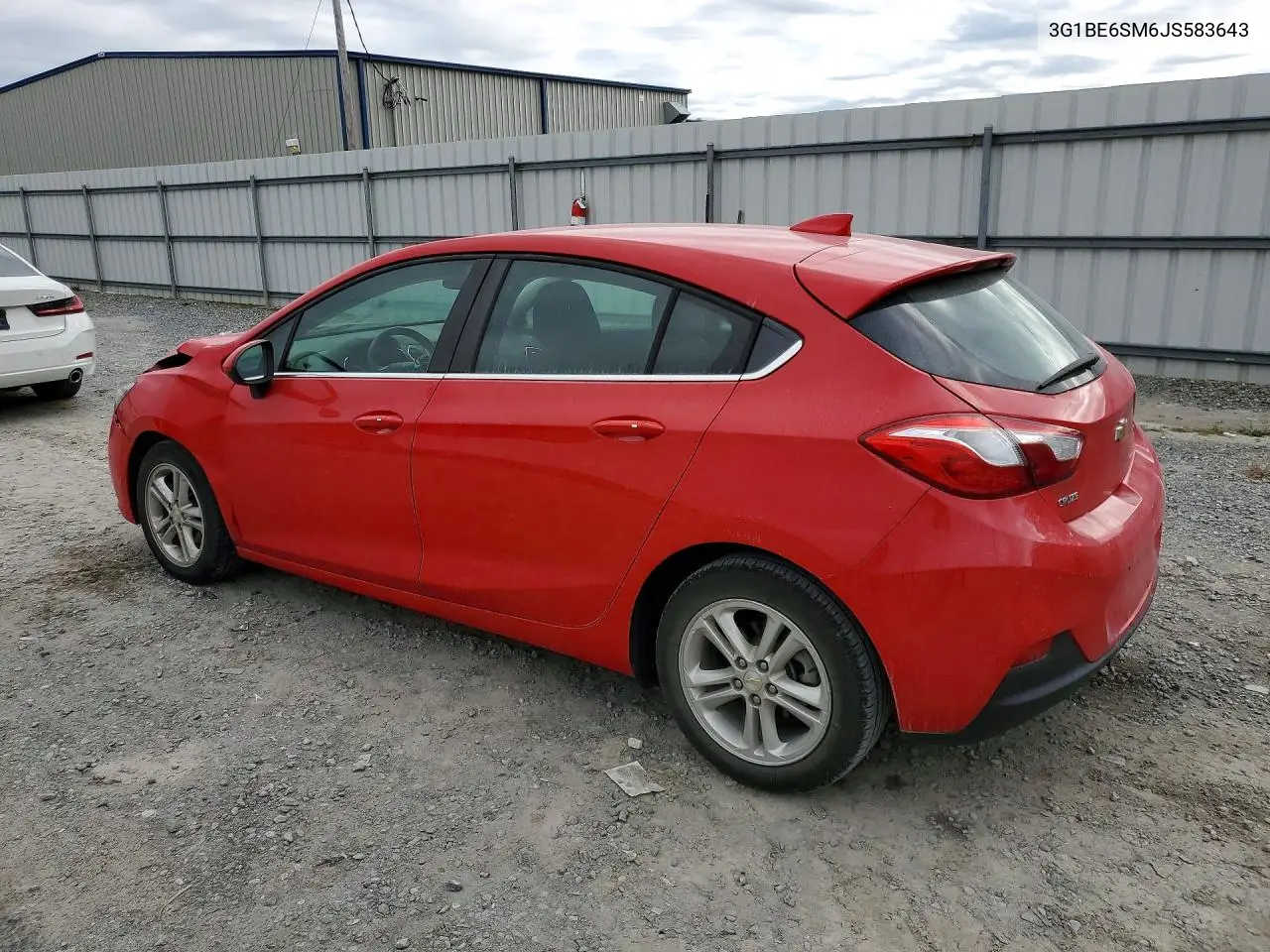 2018 CHEVROLET CRUZE VIN 3G1BE6SM6JS583643 — фото 2