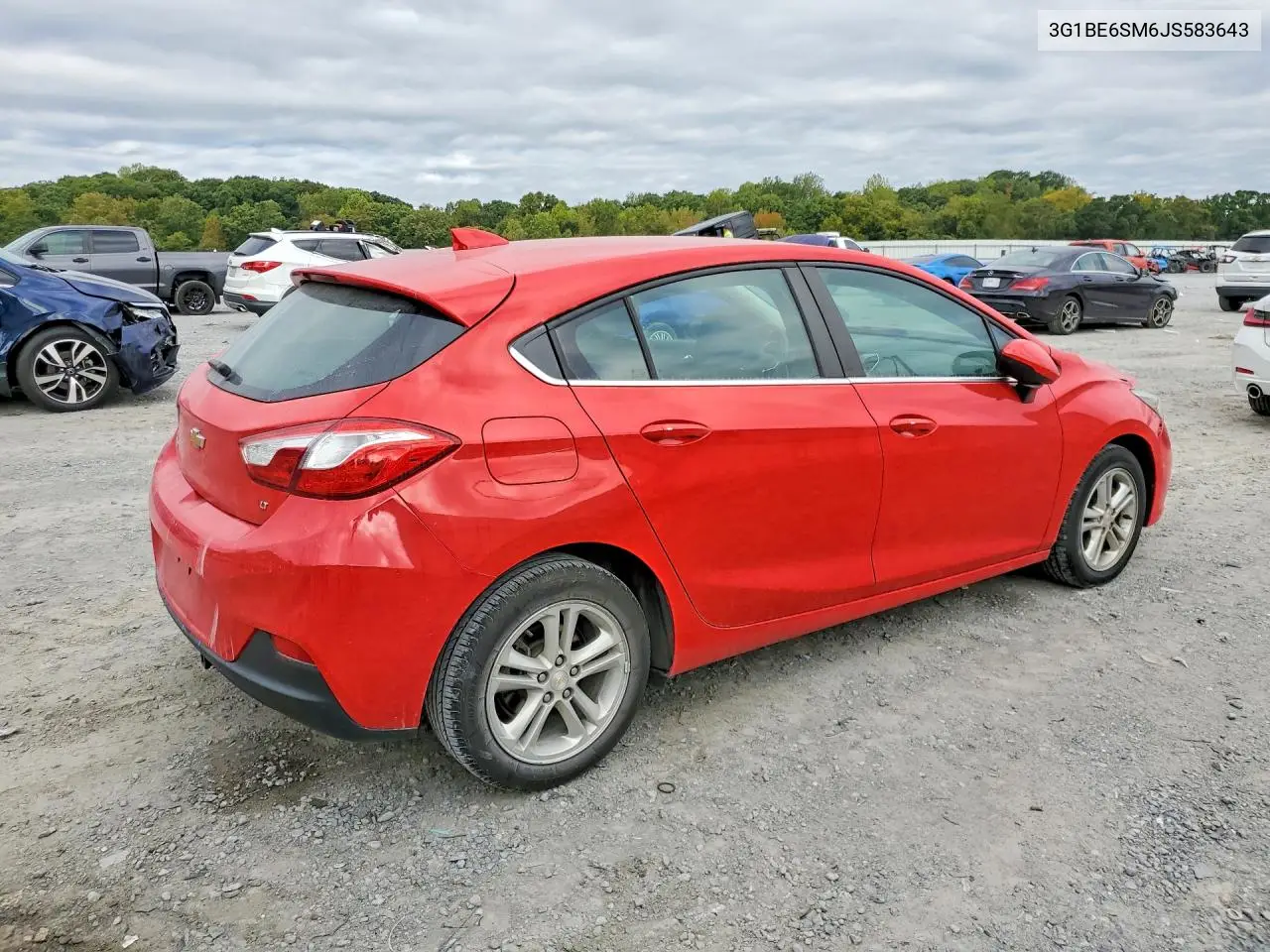 2018 CHEVROLET CRUZE VIN 3G1BE6SM6JS583643 — фото 3