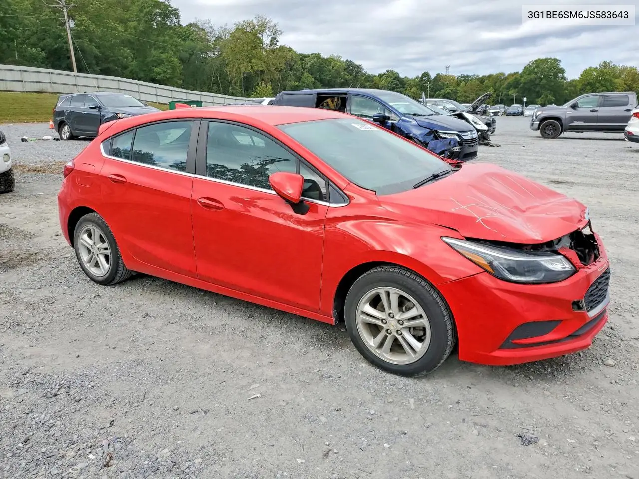 2018 CHEVROLET CRUZE VIN 3G1BE6SM6JS583643 — фото 4