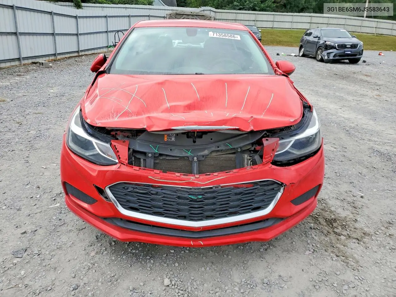 2018 CHEVROLET CRUZE VIN 3G1BE6SM6JS583643 — фото 5
