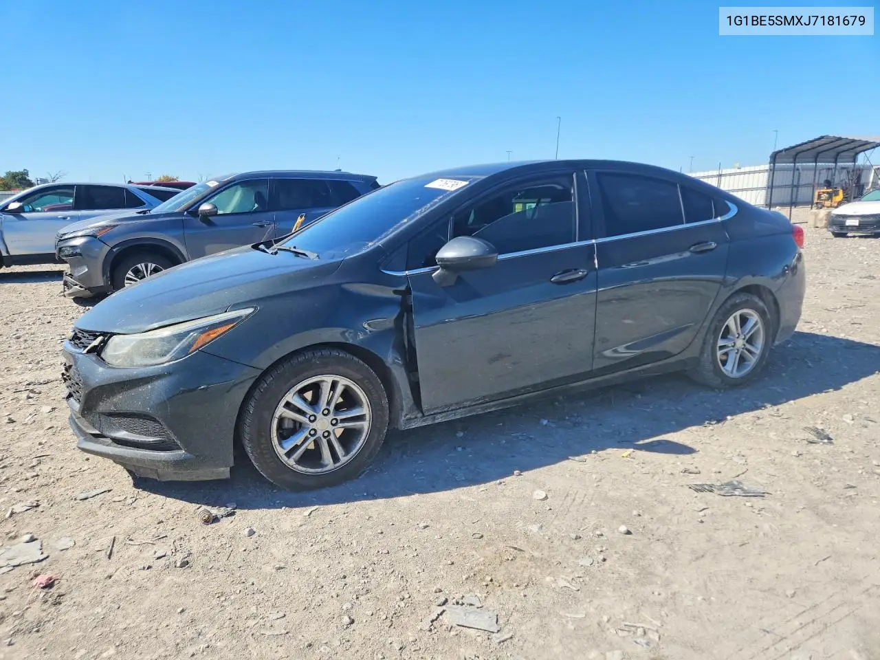 CHEVROLET CRUZE 2018, VIN 1G1BE5SMXJ7181679