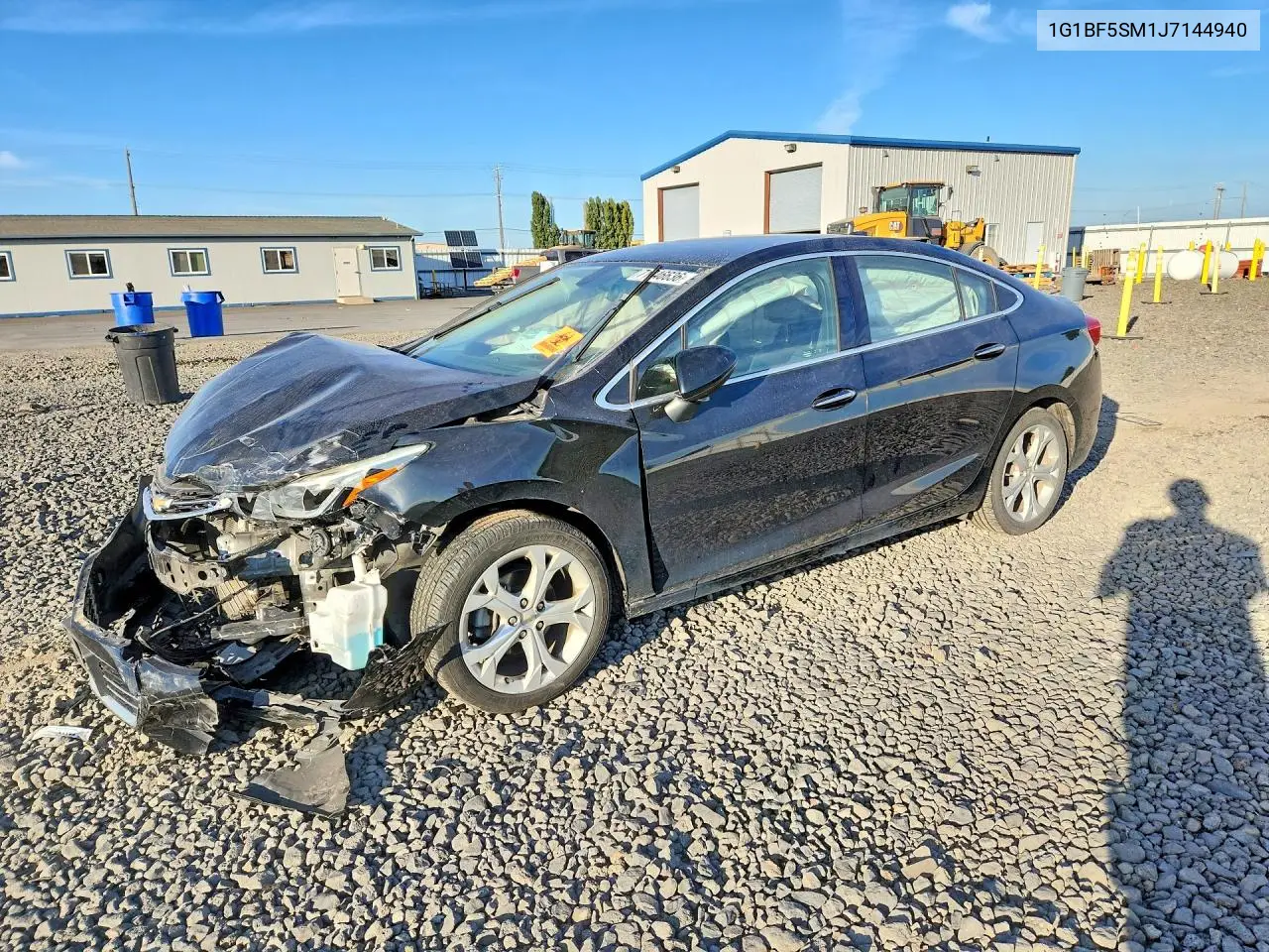 CHEVROLET CRUZE 2018, VIN 1G1BF5SM1J7144940