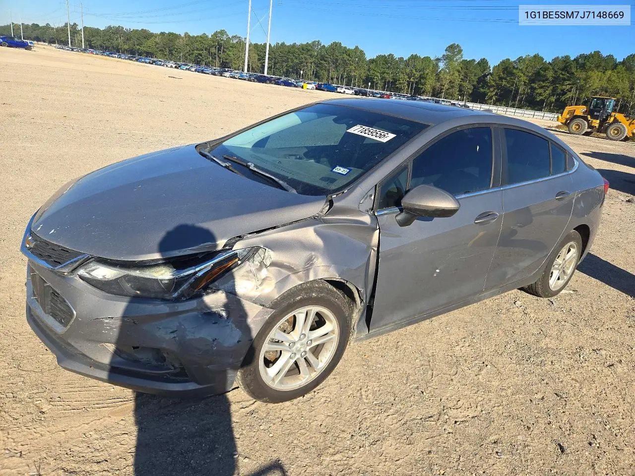 CHEVROLET CRUZE 2018, VIN 1G1BE5SM7J7148669