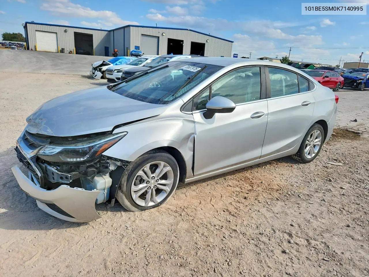 CHEVROLET CRUZE 2019, VIN 1G1BE5SM0K7140995