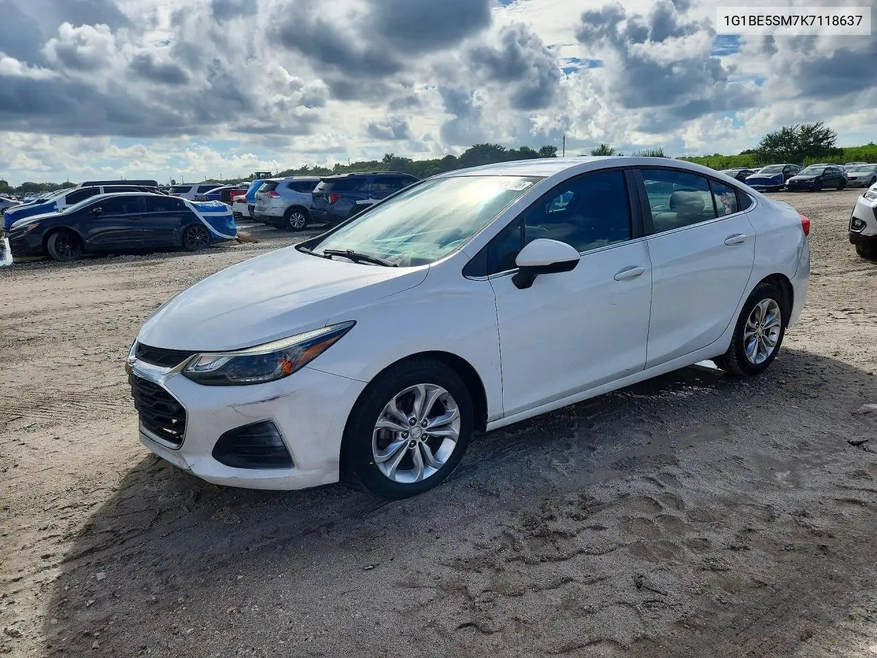 CHEVROLET CRUZE 2019, VIN 1G1BE5SM7K7118637