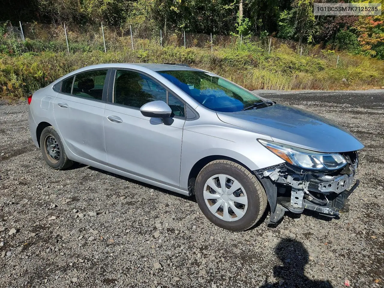 2019 CHEVROLET CRUZE VIN 1G1BC5SM7K7125285 — фото 4