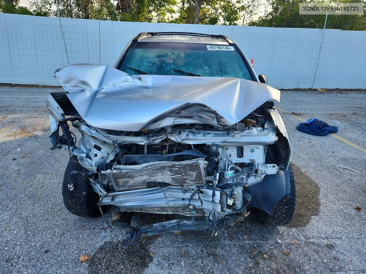 CHEVROLET EQUINOX 2005, VIN 2CNDL13F556192721
