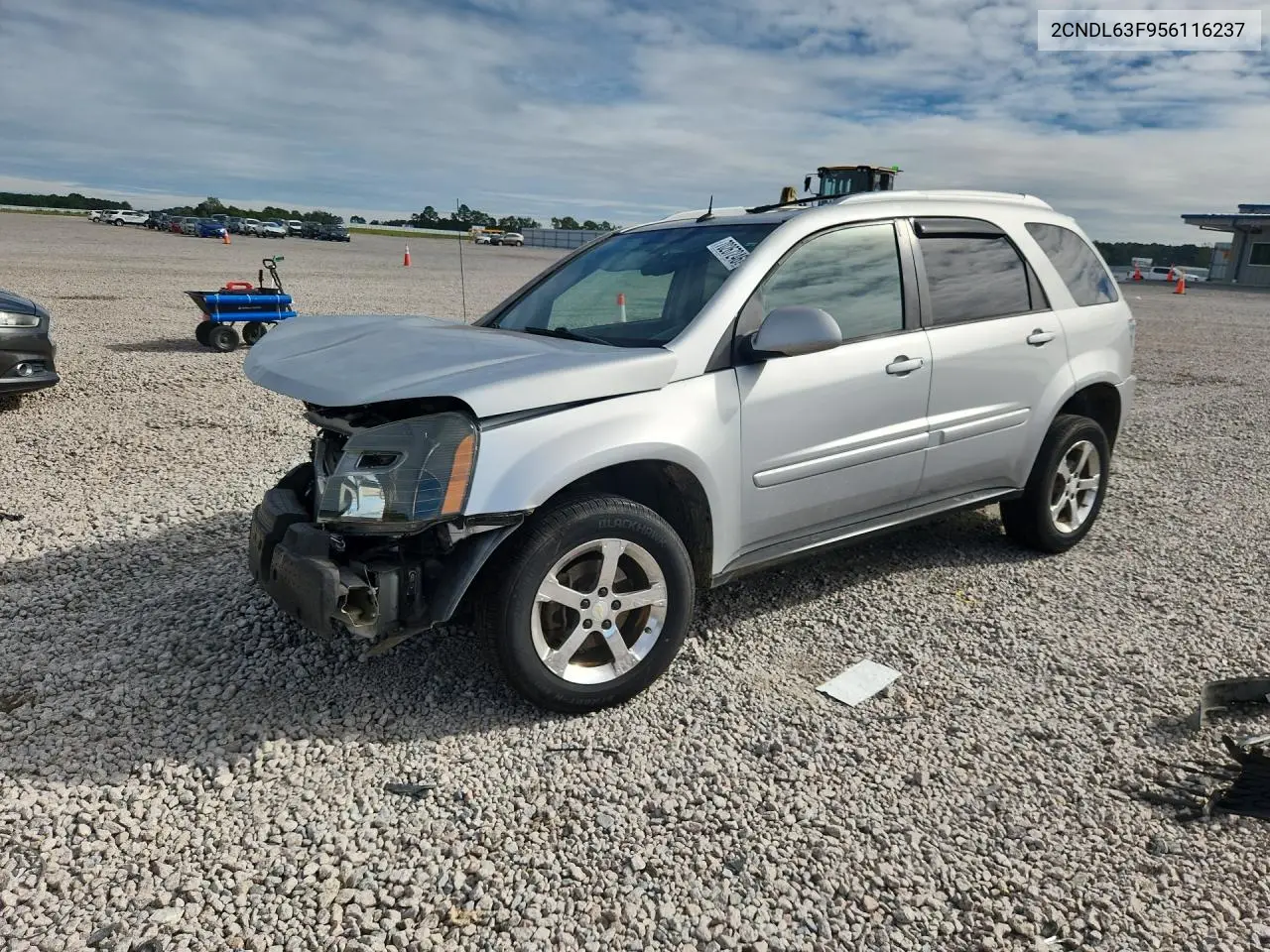 CHEVROLET EQUINOX 2005, VIN 2CNDL63F956116237