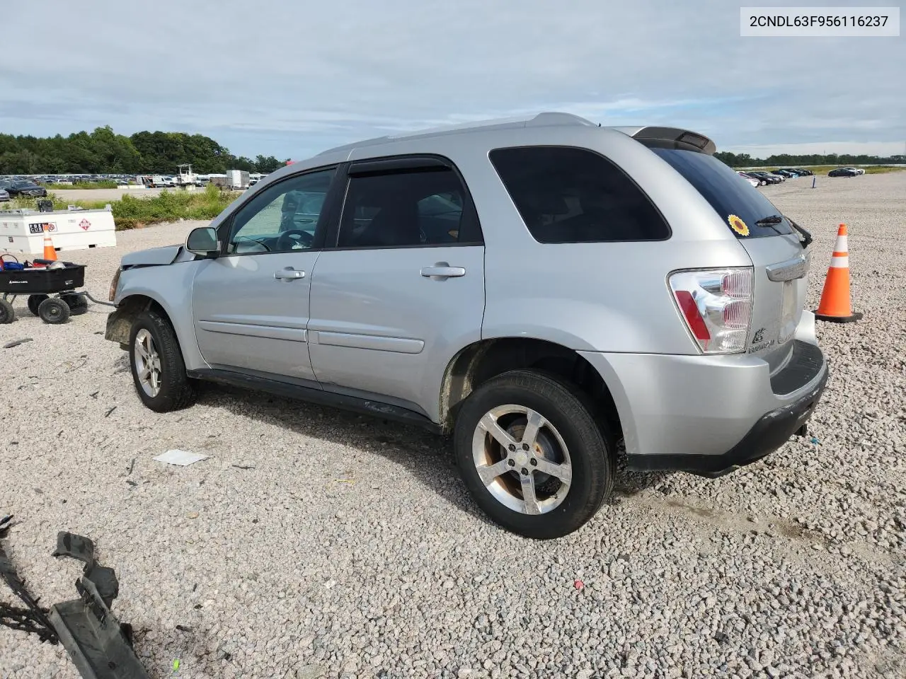 2005 CHEVROLET EQUINOX VIN 2CNDL63F956116237 — фото 2