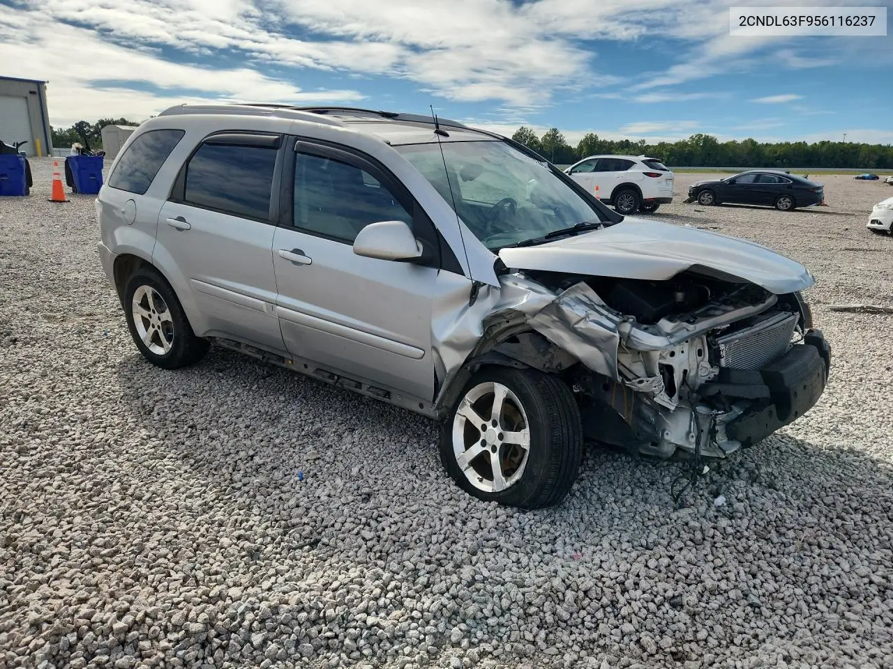 2005 CHEVROLET EQUINOX VIN 2CNDL63F956116237 — фото 4