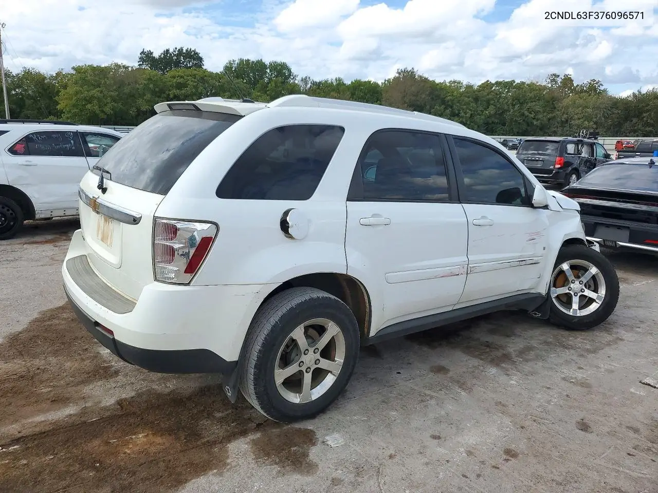 2007 CHEVROLET EQUINOX VIN 2CNDL63F376096571 — фото 3