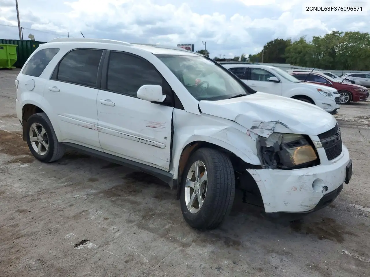 2007 CHEVROLET EQUINOX VIN 2CNDL63F376096571 — фото 4