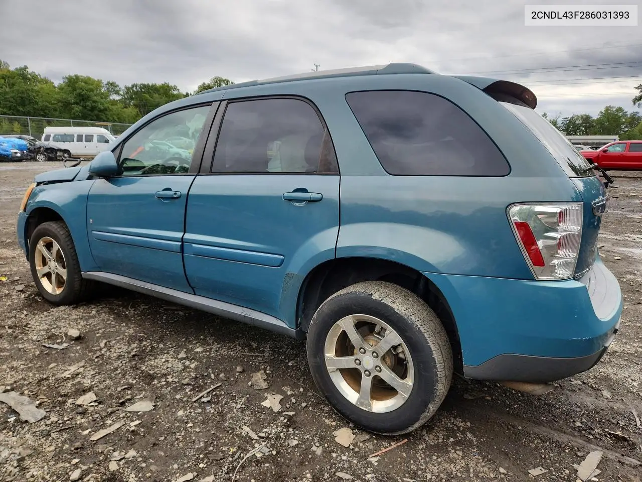 2008 CHEVROLET EQUINOX VIN 2CNDL43F286031393 — фото 2