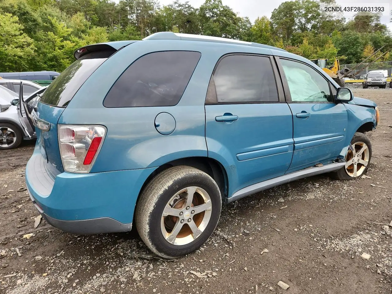 2008 CHEVROLET EQUINOX VIN 2CNDL43F286031393 — фото 3