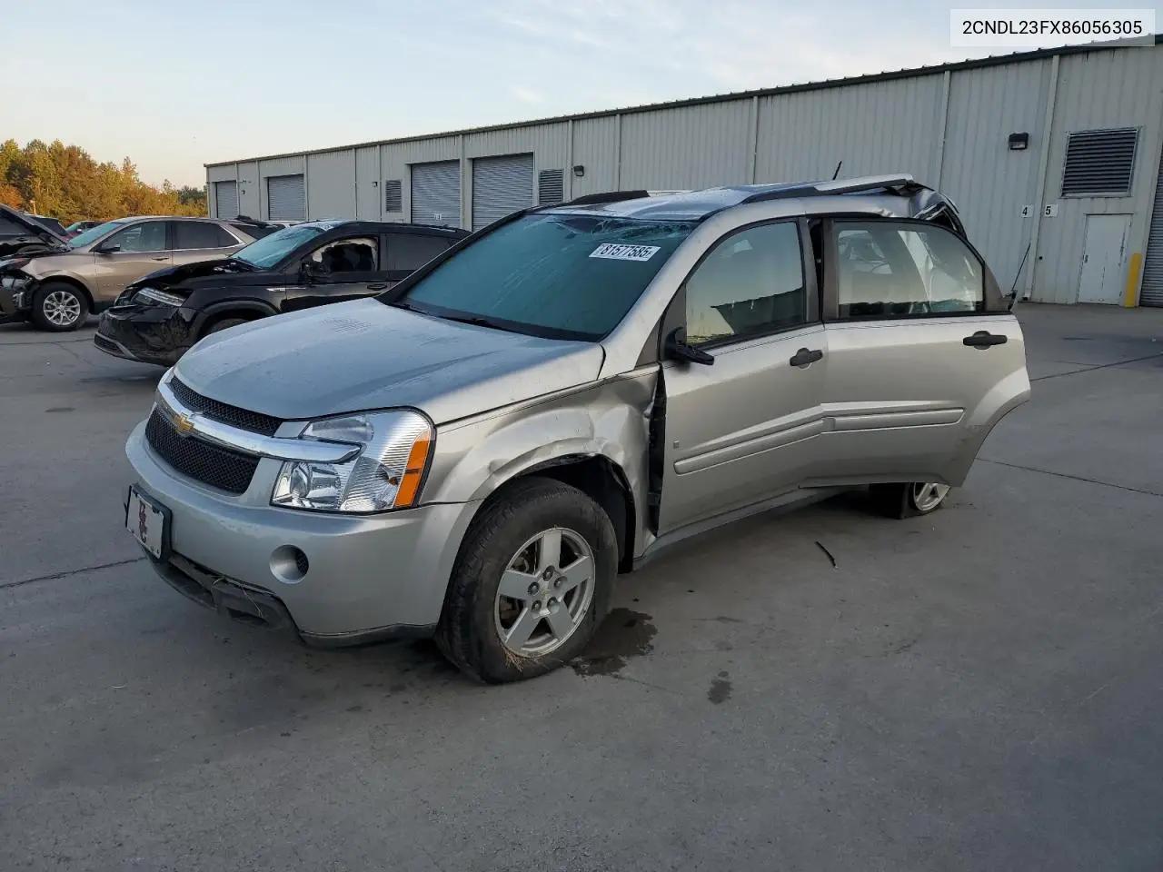 CHEVROLET EQUINOX 2008, VIN 2CNDL23FX86056305