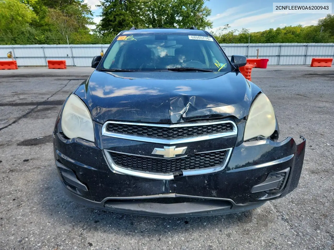 2010 CHEVROLET EQUINOX VIN 2CNFLEEW0A6200943 — фото 5