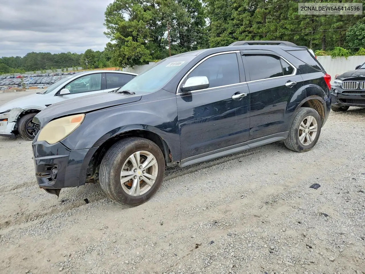 CHEVROLET EQUINOX 2010, VIN 2CNALDEW6A6414596
