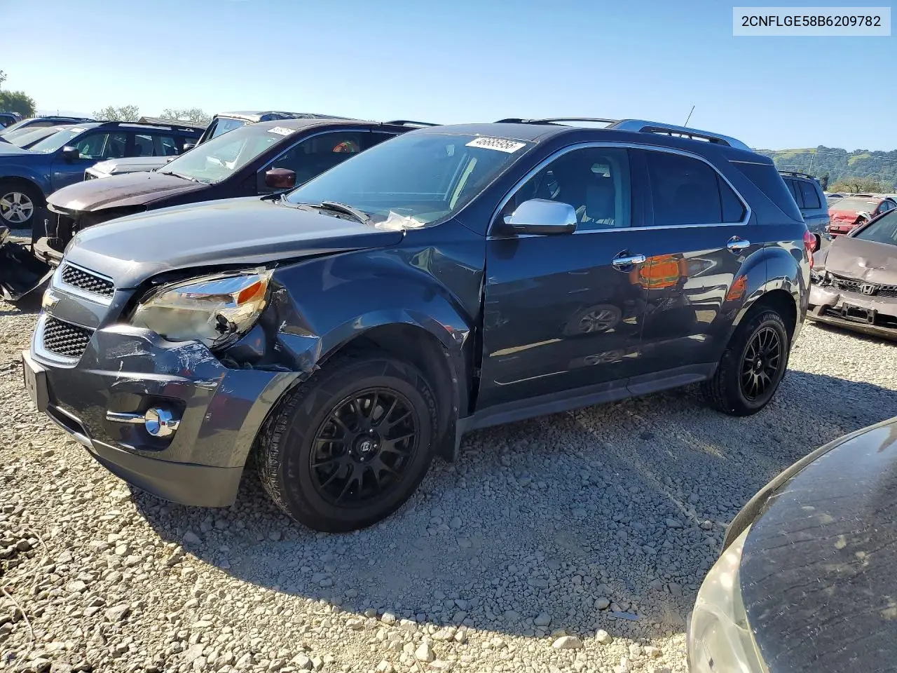 CHEVROLET EQUINOX 2011, VIN 2CNFLGE58B6209782