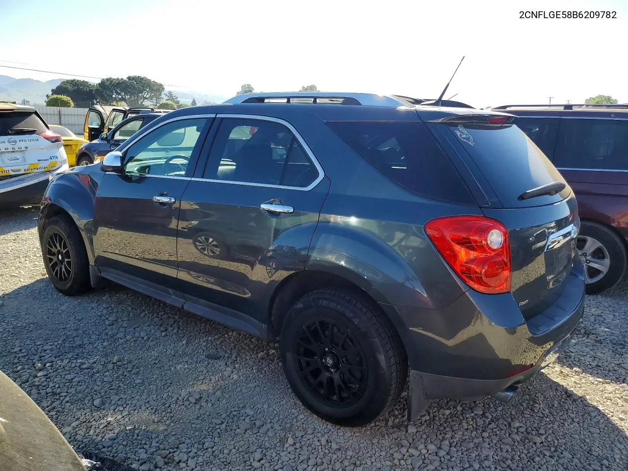 2011 CHEVROLET EQUINOX VIN 2CNFLGE58B6209782 — фото 2