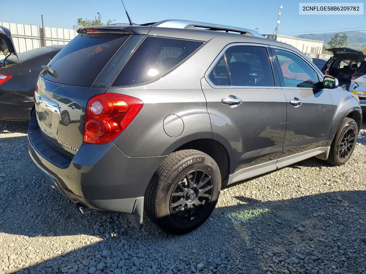 2011 CHEVROLET EQUINOX VIN 2CNFLGE58B6209782 — фото 3