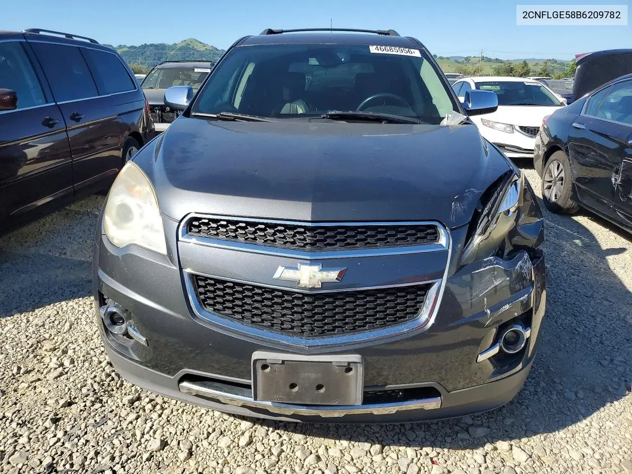 2011 CHEVROLET EQUINOX VIN 2CNFLGE58B6209782 — фото 5