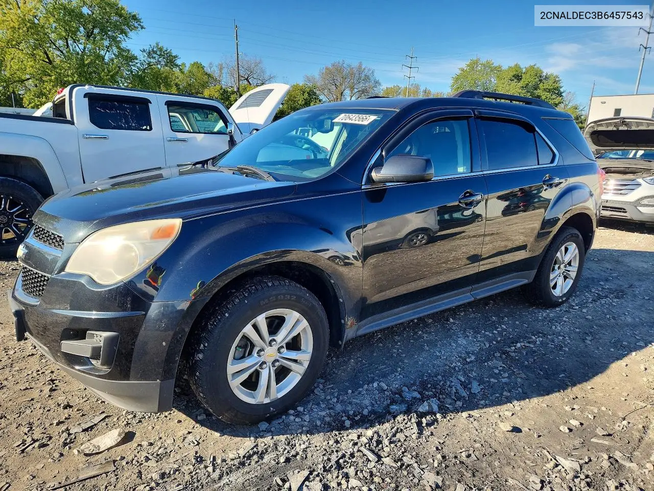 CHEVROLET EQUINOX 2011, VIN 2CNALDEC3B6457543