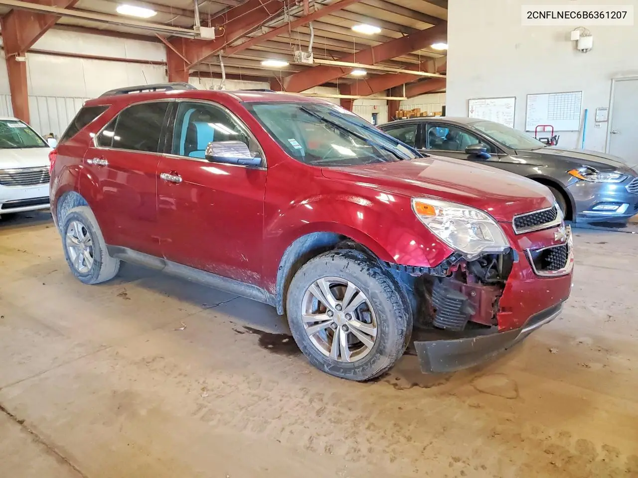 2011 CHEVROLET EQUINOX VIN 2CNFLNEC6B6361207 — фото 4