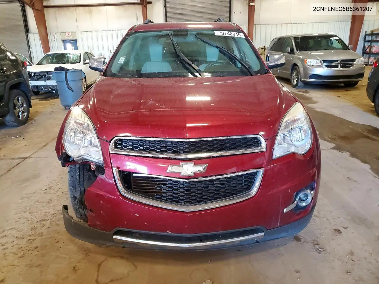 2011 CHEVROLET EQUINOX VIN 2CNFLNEC6B6361207 — фото 5