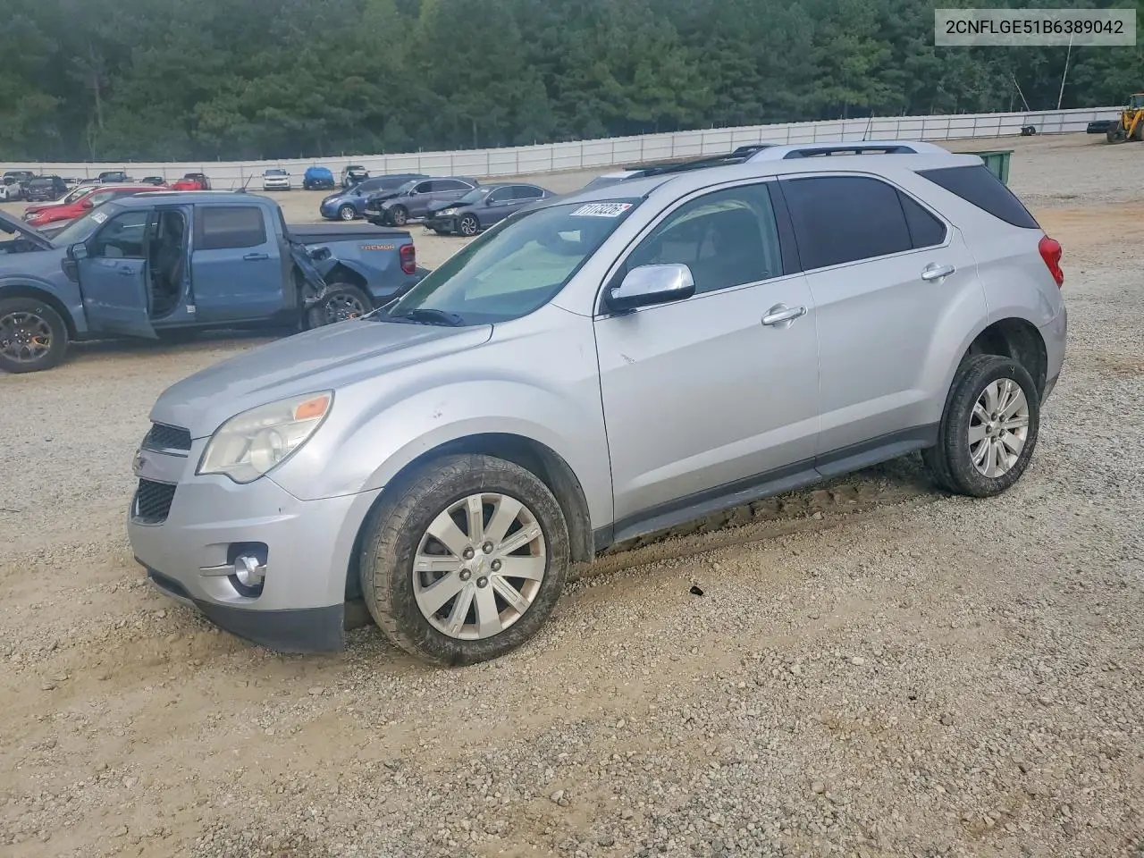 CHEVROLET EQUINOX 2011, VIN 2CNFLGE51B6389042