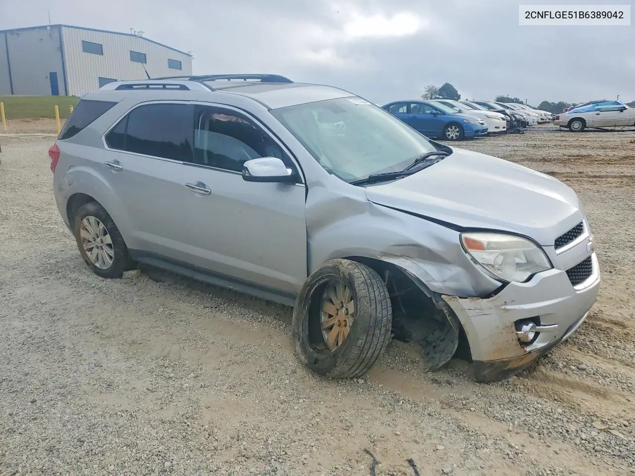 2011 CHEVROLET EQUINOX VIN 2CNFLGE51B6389042 — фото 4