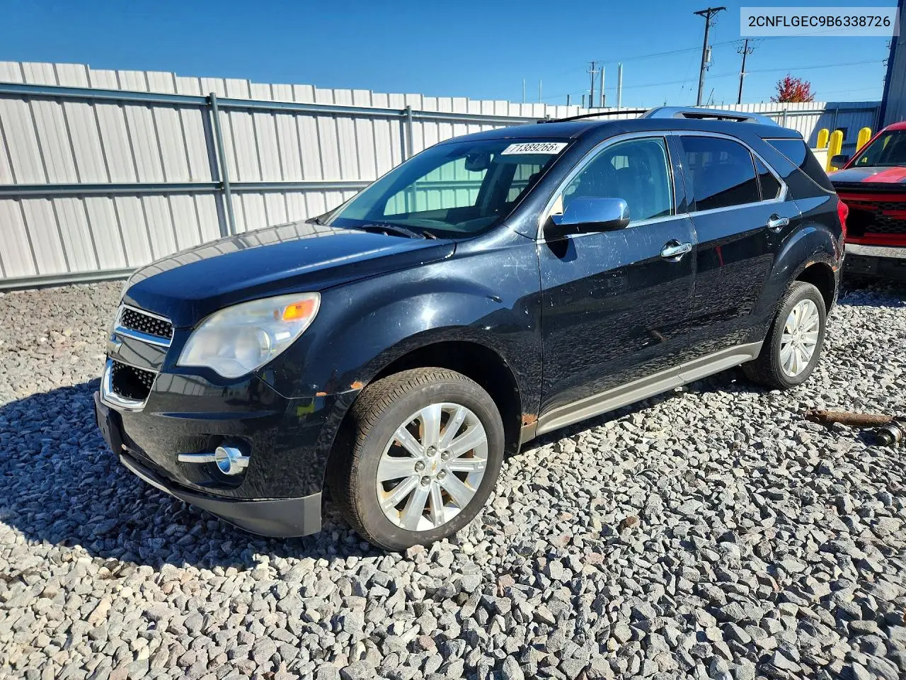 CHEVROLET EQUINOX 2011, VIN 2CNFLGEC9B6338726