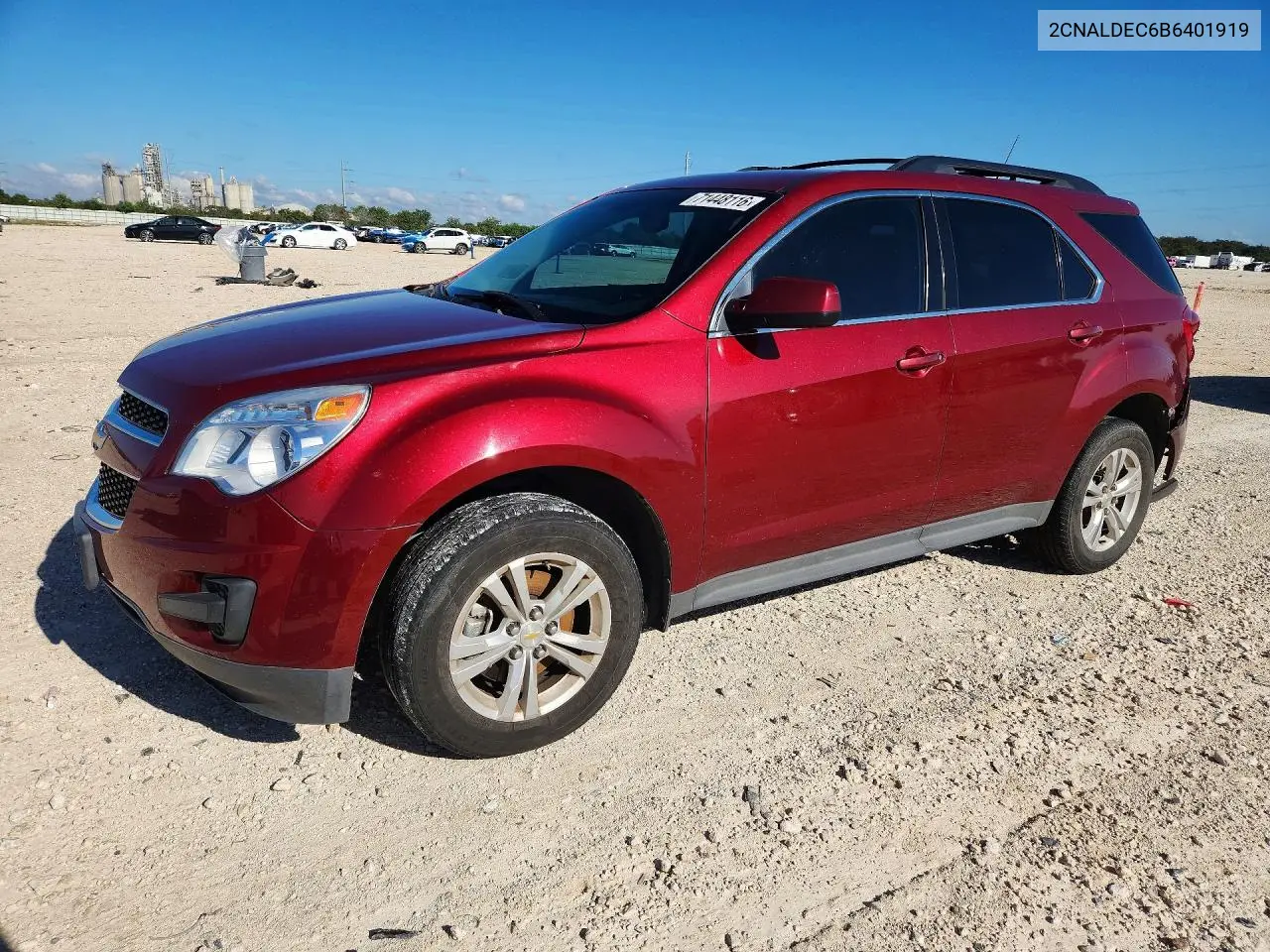CHEVROLET EQUINOX 2011, VIN 2CNALDEC6B6401919