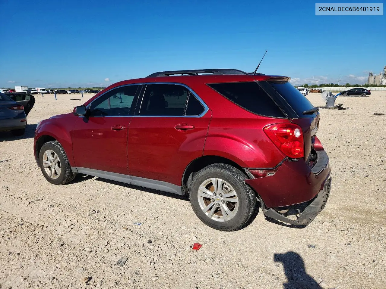 2011 CHEVROLET EQUINOX VIN 2CNALDEC6B6401919 — фото 2