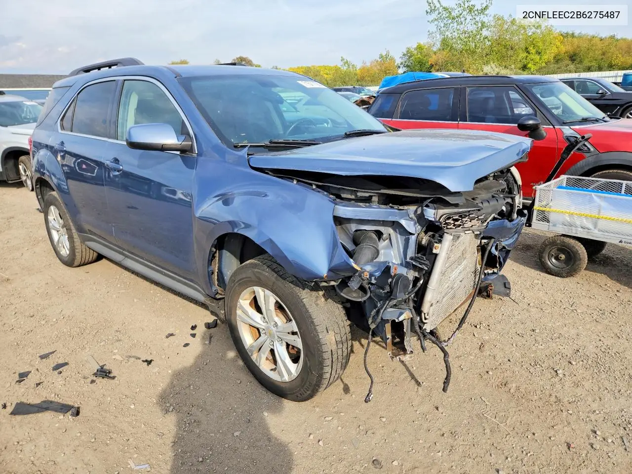 2011 CHEVROLET EQUINOX VIN 2CNFLEEC2B6275487 — фото 4