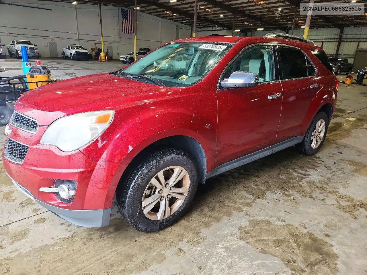 CHEVROLET EQUINOX 2011, VIN 2CNALPEC6B6325605