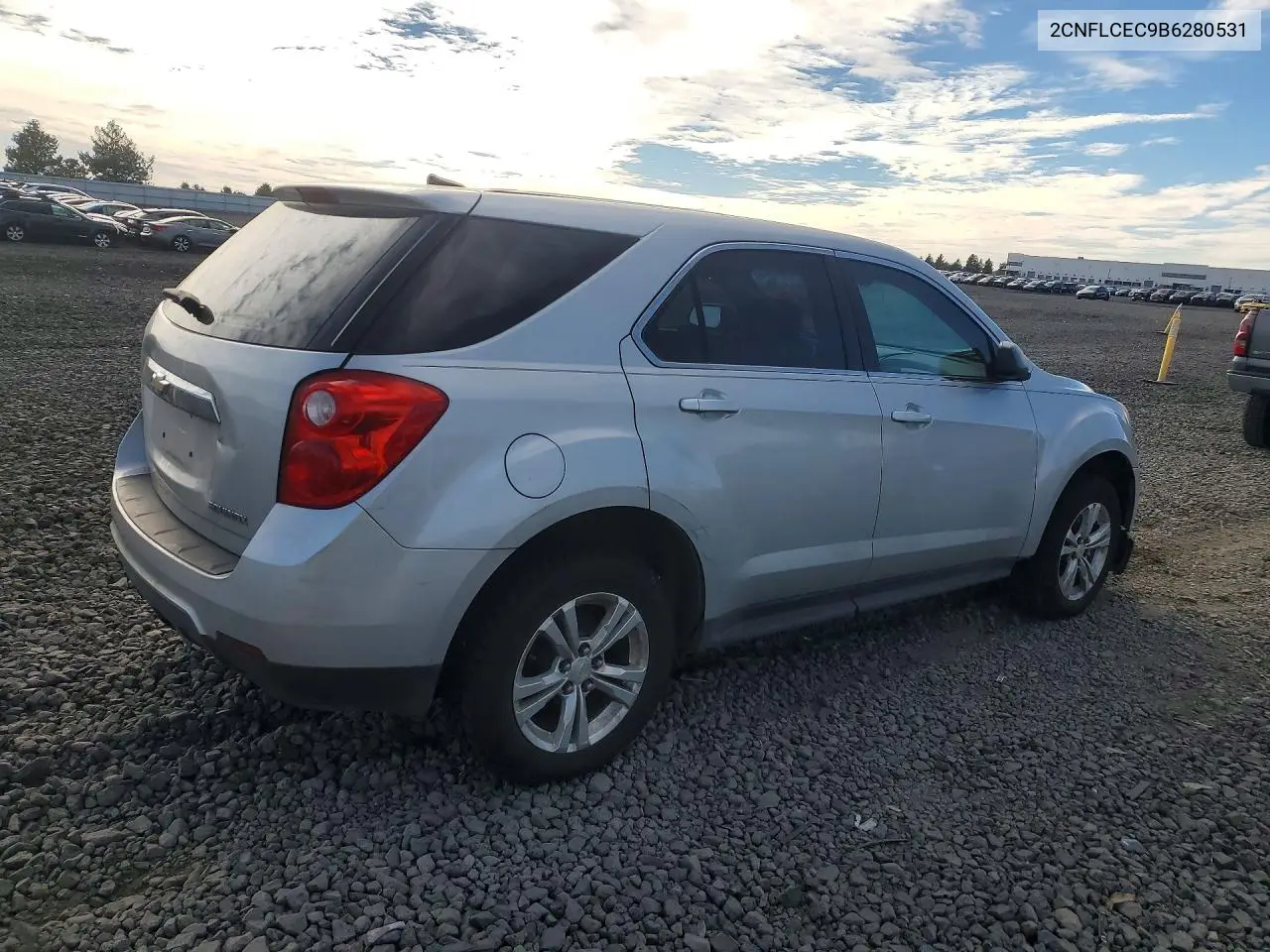 2011 CHEVROLET EQUINOX VIN 2CNFLCEC9B6280531 — фото 3